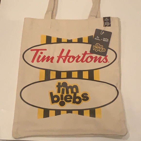 Justin Bieber “ Tim Biebs “  Canvas Tote New !! - Picture 7 of 11